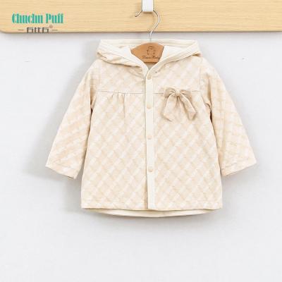 China Breathable Custom Designer 100% Cotton Organic Baby Coat for sale