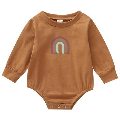 中国 100% Cotton Spring 100% Cotton Baby Bodysuit Set Long Sleeve Button Bodysuits Sets For Baby Christmas 販売のため