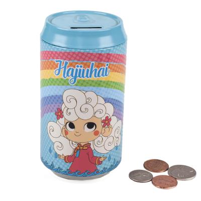 China Tin + auto box plastic easy-pull tinplate piggy bank for sale