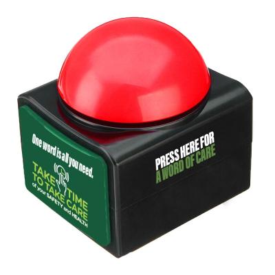 China Quiz / Game Show Buzzer Talent Show XL Buzzer Alarm Button / Answer Button with Sound and Light Trivia Quiz Game Show Buzzer for sale