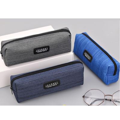 China Schools & Retro Office Storage Waterproof Pencil Case Large Capacity Stationery Bag For Student Office for sale