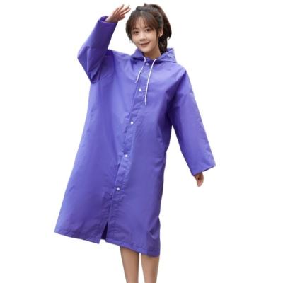 China Reusable Reusable Non-Toxic Material Eco-Friendly Adults Raincoat Singlet Raincoat Portable Eva Clothes for sale