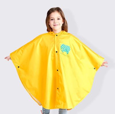 China Customs Cute Colors Bachelorette Raincoat Design Thick Material Waterproof Hooded Children Rain Poncho for sale