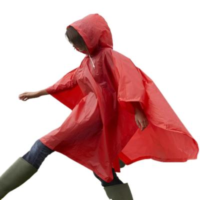 China Reusable Thick EVA Material Custom Logo Kids Children Waterproof Single Person Rainwear Waterproof Emergency Rain Outdoor Hiking Lightweight Poncho for sale