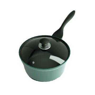 China Sustainable Hot Sale Aluminum Cooking Pans Noodle Pot Cast Iron Pan With Good Quality for sale