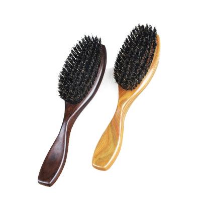 China Natural Wooden Hair Brush Boar Bristle Personalized Hair Brushes Wooden Hair Brush Wholesale for sale