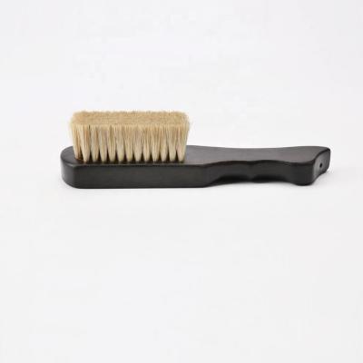 China New Style Hand Horsehair Cleaning Brush Sports Shoes Long Handle Wooden Shoe Brush for sale