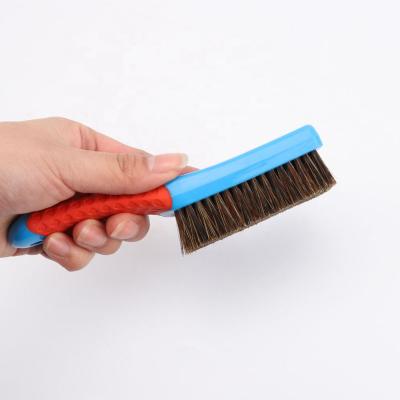 China Hand environmental protection and practical two color handle brush for cleaning shoe brush for sale