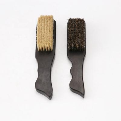 China Customizable And Practical Cleaning Brush Horse Hair Hand Brush With Wooden Handle for sale