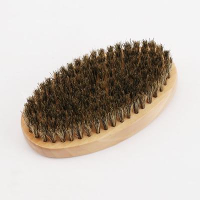 China China Supplier Easy And Convenient Wooden Handle Bristle Shoe Brush for sale