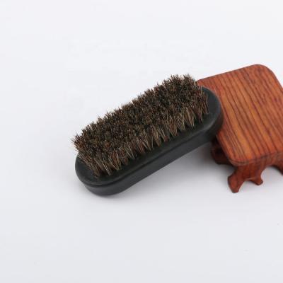 China Plastic High Quality Mini Brush Natural Hair Brush Bristles Pinceles Shoe Brush for sale