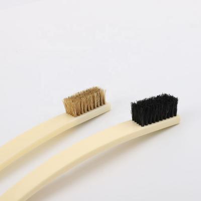 China Hand Small Food Grade Household Horsehair Toothbrush Cleaning Brush for sale