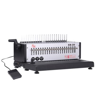 China Quick Wholesale Electric Make Hole Punch Spiral Binding Machine For Desktop / Wall Calendar 395*270*190mm for sale