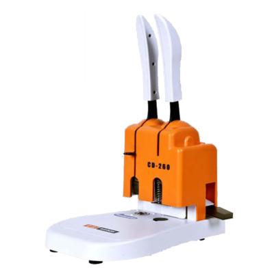 China Desk Calendar Binding Machine Paper Hole Puncher and Desktop Perfect Manual Binding Machine 310*200*360mm for sale