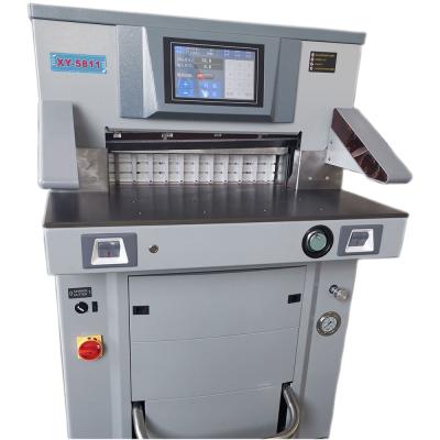 China Hotels Paper Cutter Hydraulic Programmable Industrial Electric Paper Cutter For A4 Paper for sale