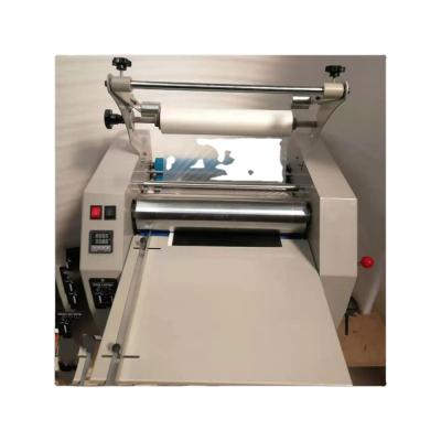 China Other cabinet type double sided 400mm tabletop laminating machine hot and cold laminating machine for sale