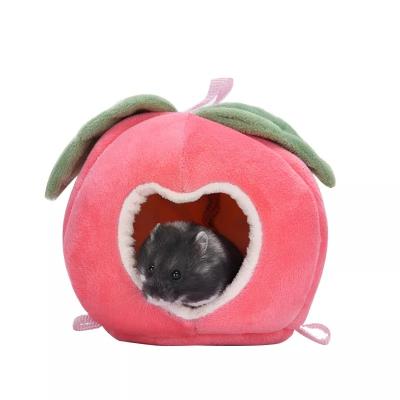 China Hot Selling Small Guinea Pig Nest Rat Guinea Pig Nest Viable Hamster Animal Mice Soft Toy Warmer House Cave Soft Pet for sale