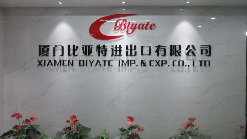 Verified China supplier - Xiamen Biyate Imp. & Exp. Co., Ltd.