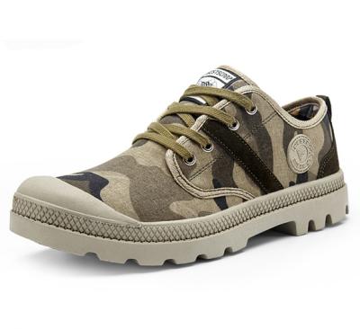 China Camouflage Anti-slippery Canvas Shoes Outfits Wholesale Cheap Canvas Shoes Fashion Men Shoes for sale