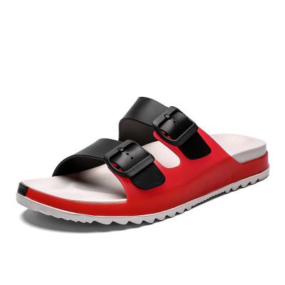 China CUSHIONING 2021 Fashion Men's Flip-Flop Slippers New Cool Korean Summer Toggle Home Bath Wear Beach Shoes Wholesale for sale