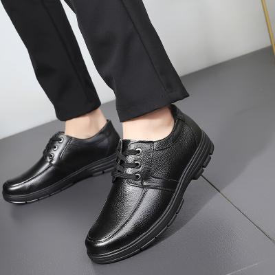 China 2021 Fashion Rubber Genuine Leather Shoes Stylish Slip On Shoes For Men for sale