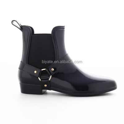 China Fashion trend pvc women rain boots your own rain boots cheap girl boots design for sale