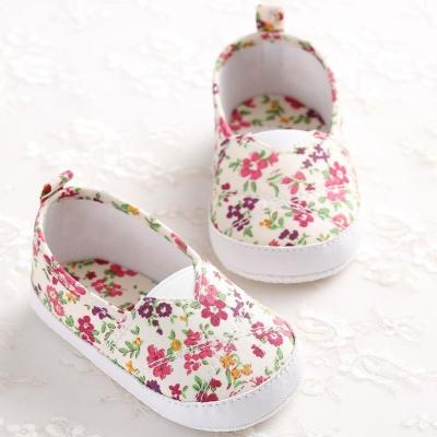 China Breathable Fashion Flower Toddler Baby Infant Girl Boy Soft Sole Star Shoes Prewalker for sale