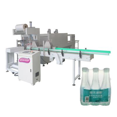 China Food Master PET Water Bottle Shrink Wrapping Packing Machine 24 Bottles Per Pack for sale