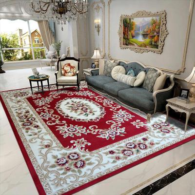 China Luxury Comfortable Red Modern Fabric Fullness Vintage Carpets And Blankets For Hotel Lobby Home And Public Areas for sale