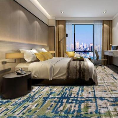 China Plump and Soft Advanced Improvement Hotel Wool Around Tufted Blanket and Carpet Custom Used in Hotels and Public Areas for sale