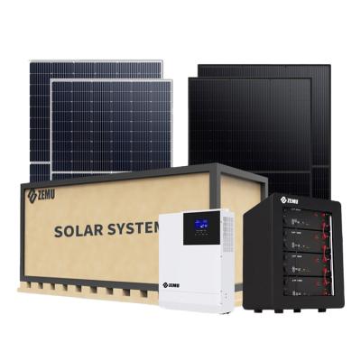 China Home Complete Solar Mounting System Rooftop 1kw 3kw 5kw Off Grid Solar Power System For Houses for sale