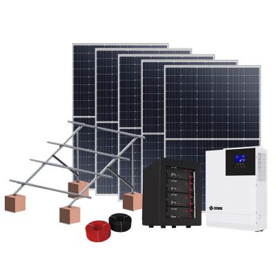 China Complete home solar power system 20kw 30kw off grid solar power system for home for sale