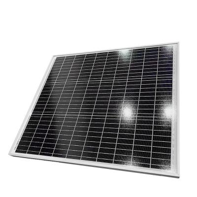 China Commercial 80w Off-Grid Solar Power Generator Kit Monocrystalline Solar Panel Kit Power Supply For Cameras for sale