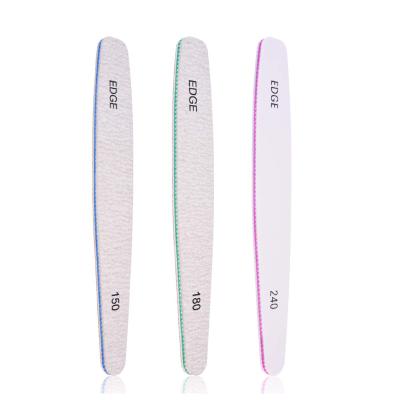 China Professional 80/80 Grit Nail Files Emery Board Dual Sided File Nail Polishing Tools for sale