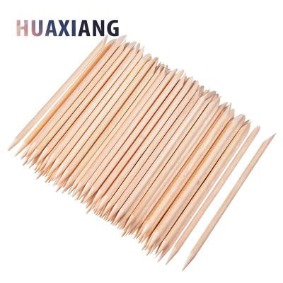 China Disposable Orange Nail Wood Sticks Nail Art Cuticle Stick for Pusher Remover Manicure Pedicure for sale