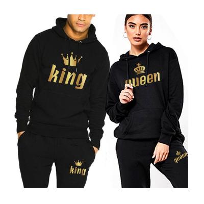 China Popular Unisex Polyester Couples / Cotton TaoYan Designs King And Couple Clothes Tracksuits Sets Couples Two Pieces Set for sale