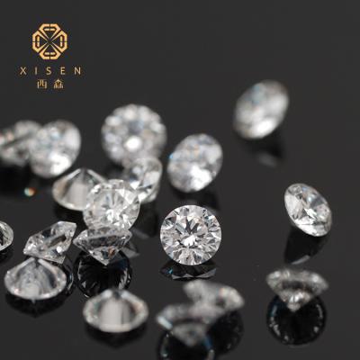 China Jewelry Earrings Necklace Rings Popular Design Polishing 0.18-0.22 Carat VVS Loose Diamond HPHT White CVD Round Shape Synthetic Diamonds for sale