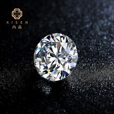 China Jewelry Earrings Necklace Rings Real White Diamond HPHT 2.7-3.3 Carat MM 0.074-0.135 Brilliant VS Grade Round Man-made Loose Diamonds for sale