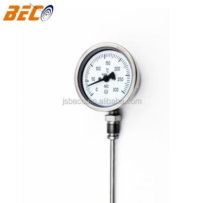 China Beco Dial Thermometer Stainless Steel Case, Industrial Bimetal Thermometer, 300 Thermometer for sale