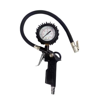 China BECO Car Tire Pressure Inflator Gauge With Dial Head Tire Pressure Gun High Quality for sale