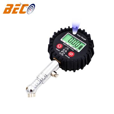 China Digital Car BECO Color Backlight Tire Gauge With Four Unit Gauge for sale