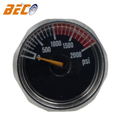 China Plastic Case Beco Dynamometer Pressure Gauge Small For Regulator Mini Pressure Gauge For Clean Pump for sale