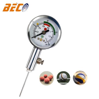 China Alloy Beco Air Pressure Gauge Ball Pressure Gauge Stainless Steel Ball Pressure Gauge Portable Handheld for sale