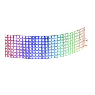 China Indoor 8*32 16*16 256leds ws2812b sk6812 rgb flexible led matrix panel screen for sale