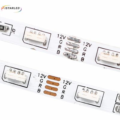 China White pcb dc12v 60leds 5cm tape ip20 3M side view rgb strip can be PWM cut side rgb led strip strip for sale