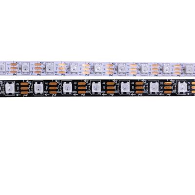 China LANDSCAPE 5v white black pcb ws2812b sk6812 rgb 5050 pixel 30 led strip 60 144led rgb led strip for sale