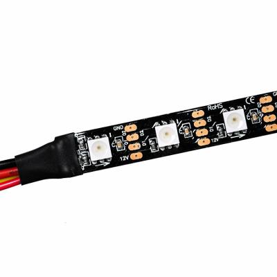 China LANDSCAPE 12v gs8208 double data 60leds 60pixels rgb pixel addressable led strip light for sale