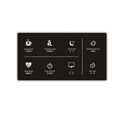 China Hotel Wall Switch 6 Way Touch Screen Switch Screen Touch Panel Etc. Orbita LED Smart for hotel room automation for sale