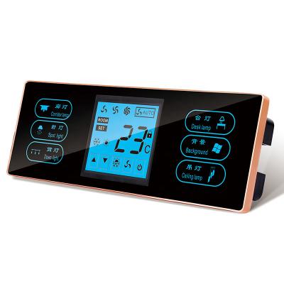 China ORBITA Tempered Glass Thermostat AC Energy Saving Controller For Hotel Room for sale