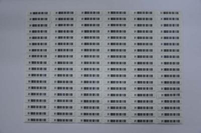 China Tear Proof 58kHz Insert Soft DR Printed Barcode Labels For Price , Instruction for sale